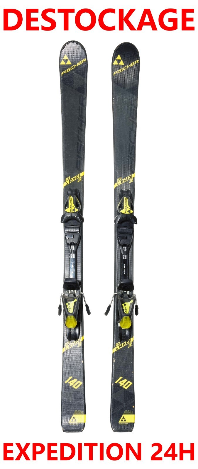 Esquí Usado Niño Fischer "RC 4" Tamaño: 130 CM = 1 Metro 30 + Ajuste
