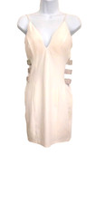 Windsor Sexy Off White Mini Dress With  sequins Size M  Spaghetti Straps #89