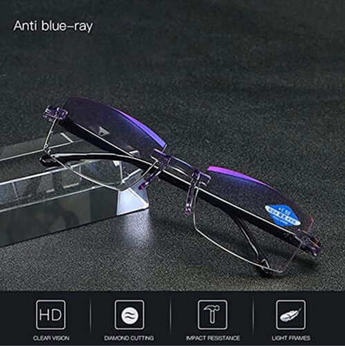 Sapphire High Hardness Anti-Blue Progressive Far And Near Dual-Use Reading Glass