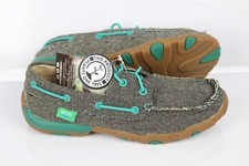 Twisted X Women's Driving Mocs Boat Shoes D Toe Dust WDM0085
