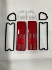 Pair Tail Light Reverse Lenses W Gaskets For 1967-1972 Chevy Gmc Truck Blazer