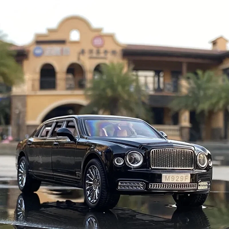 1:24 Mulsanne Aleación Lujoso Diecast Coche Modelo Juguete Coleccionable Sonido y Luz Regalo Foto 2 de 4