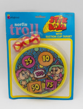 Norfin Troll Stik Ball with Suction Cup Target by Colorforms 1992 Sealed