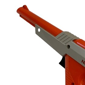 Original 1985 Nintendo NES Zapper Duck Hunt Gun Authentic NES-005 OEM Orange