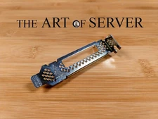 Low Profile Half Height PCI ventilated bracket for LSI 9200-8e 9207-8e SFF-8088