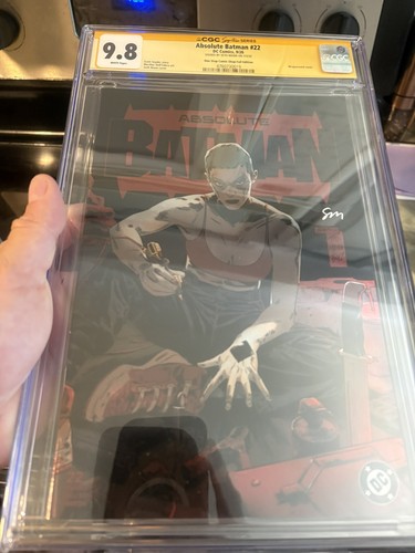Absolute Batman #22 Foil CGC SS 9.8 Seth Mann SIGNED In Hand!