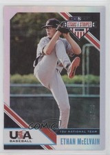 2020 USA Baseball Stars & Stripes Longevity Holo Foil 96/99 Ethan McElvain 0z8z
