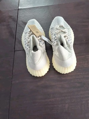 adidas Yeezy YZY 350 V2 CMPCT Knit Mens Shoes US 9  H06519 White NEW w/Box