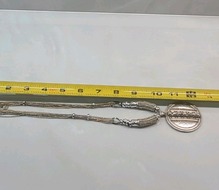 Ruby Rd Statement Necklace In Silver And Gold Ton… - image 9