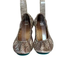 Tieks by Gavrieli Silver Screen Metallic Ballet Flats Size 7