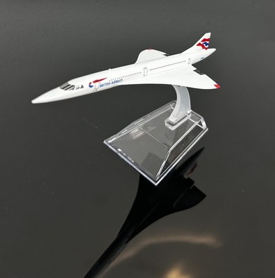 CONCORD British Airways 1:400 METALL mit Sockel 16cm Flugzeug Airplane EDITION