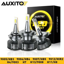 9005 9006 H11 LED Headlight Super Bright Bulbs Kit White High/Low Beam HB3 HB4