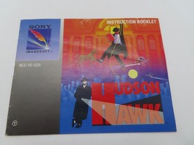 NES Hudson Hawk Game / Manual / Tested