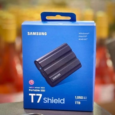 Samsung T7 Shield 1TB Portable SSD   NEW Factory Sealed   Black