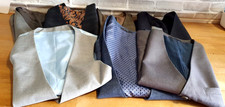Joblot Bundle mens waistcoats x 7 size 38"-48" various incl Ben Sherman Moss etc