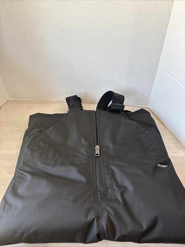 Pantalones de esquí para nieve The North Face Dryvent unisex 4T negros baberos aislados