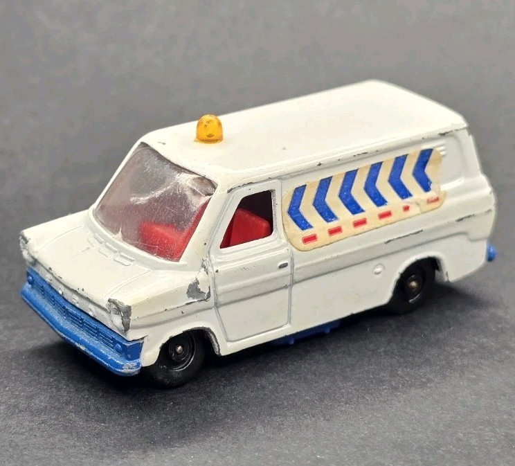 EFSI 411 Holland Ford Transit Van White Vintage Diecast Original 