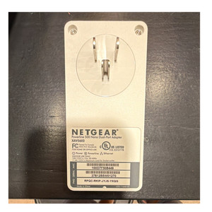 NETGEAR Powerline 500 Nano Dual-Port Adapter 500 Mbps Ethernet XAV5602