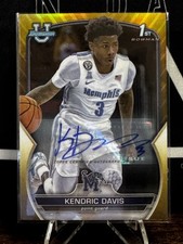 2022-23 Bowman U Chrome - Chrome Prospect Autographs Kendric Davis Gold /50