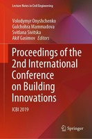 Proceedings Of The 2Nd International Conference On Building Innovations Volodymy