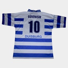 Duisburg Guvenisik #10 Camiseta Fútbol Casa 2001 2002 Uhlsport Adultos M - L