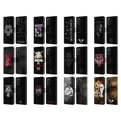 OFFICIAL BLACK VEIL BRIDES BAND ART LEATHER BOOK CASE FOR SAMSUNG PHONES 1