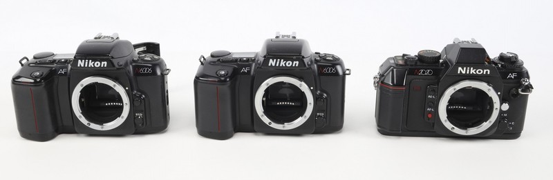 Lot of Nikon N6006 & N2020 35mm Film SLR Cameras (For Parts and Repair)