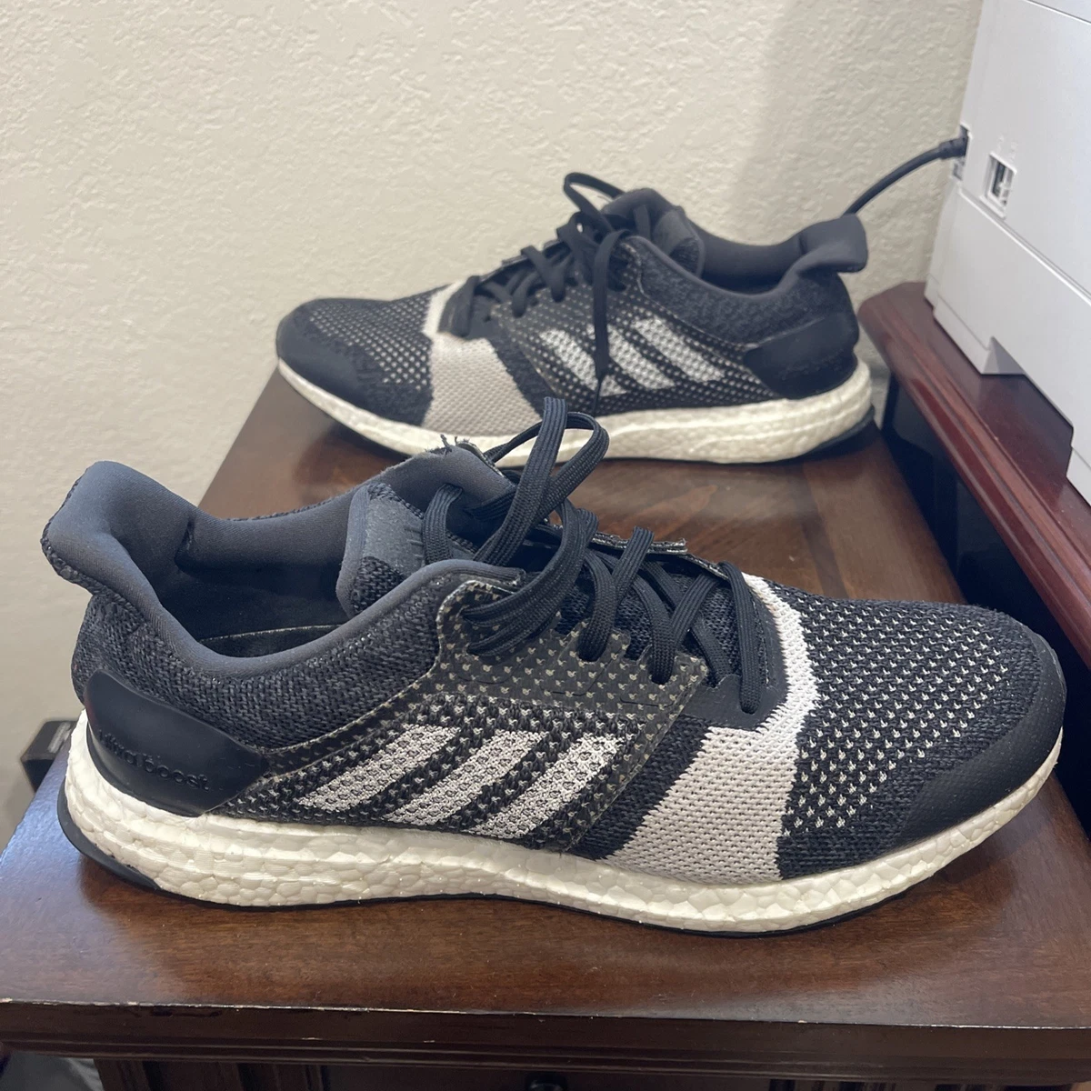 adidas gazelle silver green womens Adidas UltraBoost ST Core Black Shoes main image 0