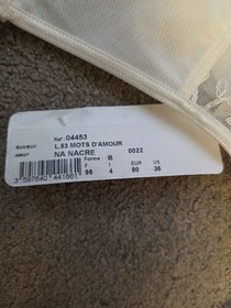 Brand New Lise Charmel Wedding Underwired Corset & Surpenders Ivory Size Uk 36B 