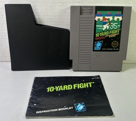 10 Yard Fight 5 screw Nintendo NES Game with Manual