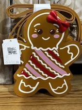 Claire’s Gingerbread GIRL Crossbody Bag Purse Christmas Holiday Winter GIFT NWT