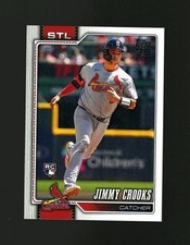 Jimmy Crooks 2026 Topps Series One #73 Rookie Card (RC) St Louis Cardinals