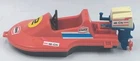 Vintage Playmobil Geobra 1979 Motor Speed Racing Boat and Motor Plastic Loose