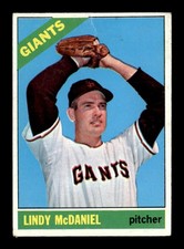 1966 Topps #496 Lindy McDaniel VG/VGEX X3719028