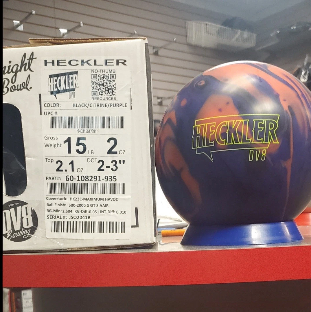 15lb DV8 Heckler Bowling Ball Undrilled for sale online | eBay