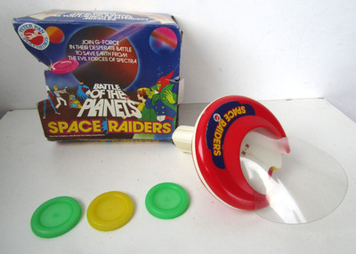 VINTAGE 80er - BATTLE OF THE PLANETS - SPACE RAIDERS GUN - PETER PAN - G-FORCE +