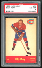 1955-56 Parkhurst Hockey PSA 6 Billy Reay Montreal Canadiens #66