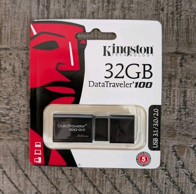 Kingston DataTraveler 100 G3 32GB USB Flash Drive - DT100G3/32GB