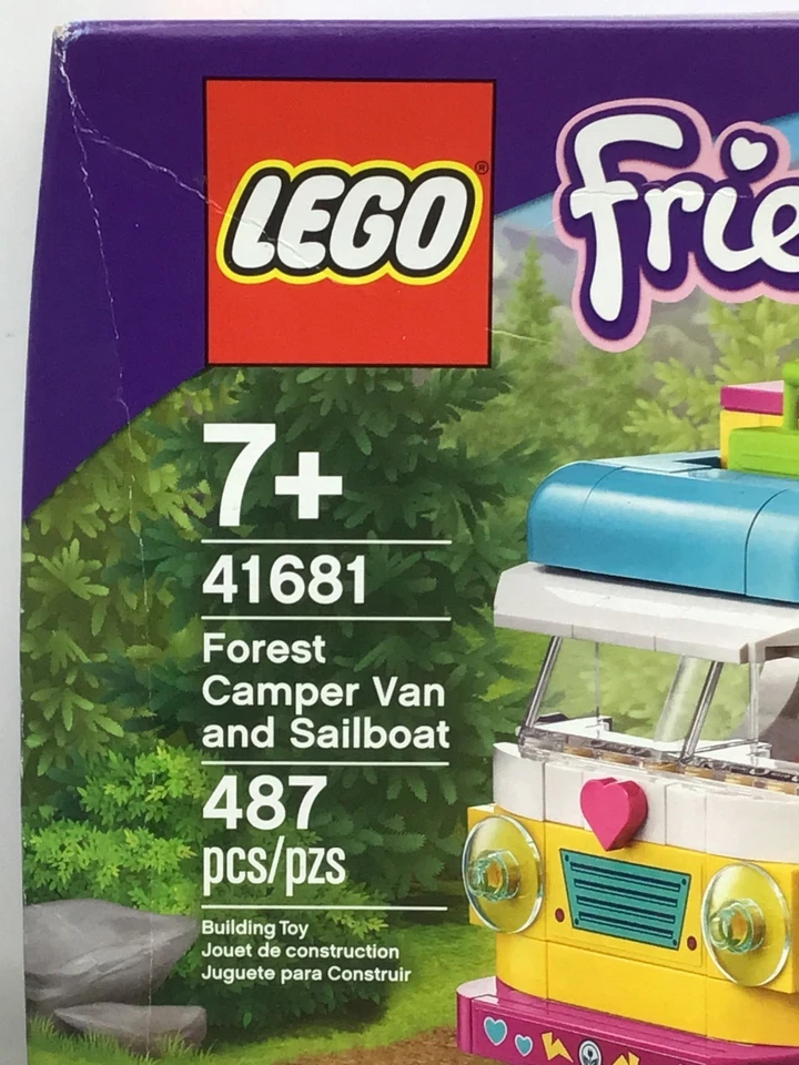 Lego Friend (41681) 'Forest Camper Van & Sailboat' Building Set - New in Box - Image 2 of 4