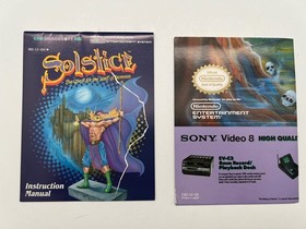 Solstice (Nintendo NES, 1990) - CIB w Poster - Authentic & Tested