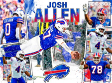JOSH ALLEN & other bills stars - PICK YOUR CARD - parallels/rookies/inserts
