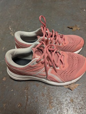 ASICS Gel Nimbus Smokey Rose + BLACK Women's Running Sneakers Size 6  