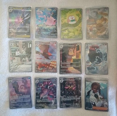 Mega Evolution POR 12 Cards,SIR,Mega Starmie 118/88 + Clefairy 94/88 + More M/NM