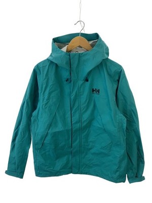 HELLY HANSEN Mountain Parka Nylon Green M Used Outdoor Jacket