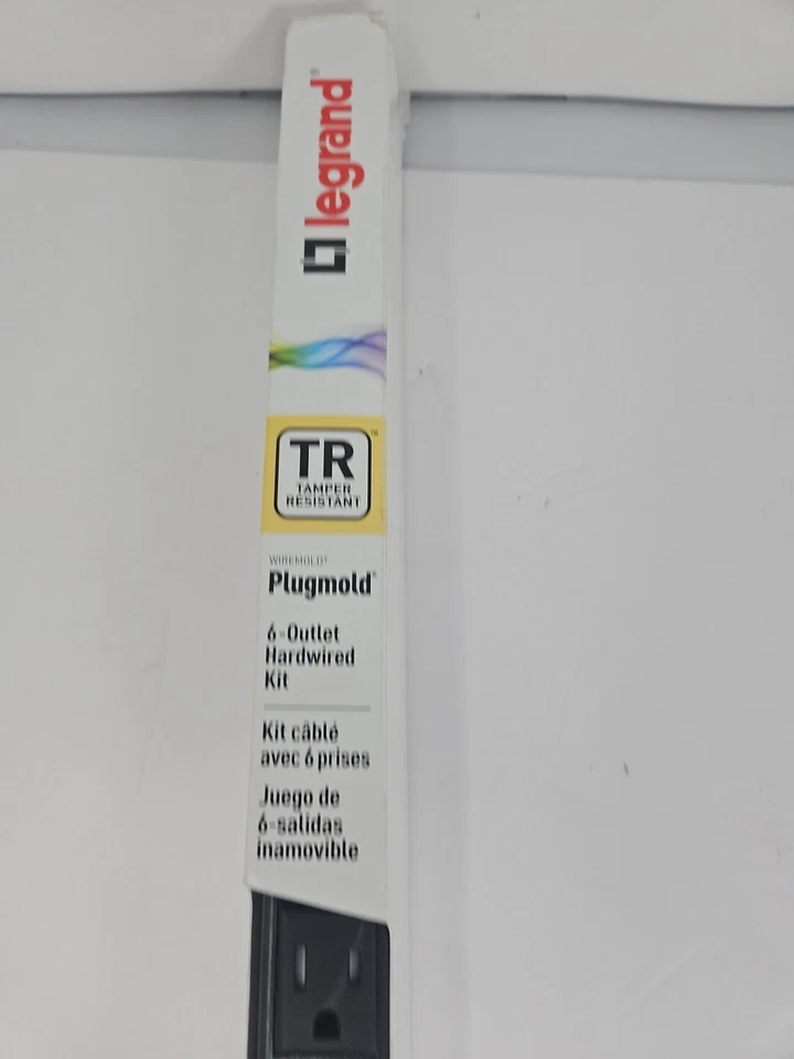  Legrand Wiremold PMTR2W306 Plugmold 2000 Series 3 Foot Hardwired 36in Black - Image 2 of 4