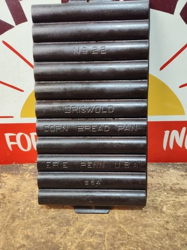 Fully Restored Griswold ERIE #954 CAST IRON  CORN BREAD STICK PAN Seasoned