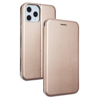 Beline Book Magnetic Case Iphone 12/12Pro 6.1 RoséGold/RoséGold