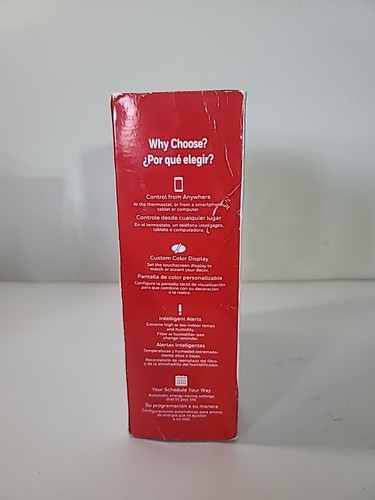 Honeywell RTH9585WF Smart Thermostat Custom Color Background Voice Control & App - Picture 6 of 8