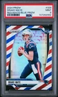 DRAKE MAYE ~ 2024 PANINI PRIZM RED/WHITE/BLUE PRIZM #329 ROOKIE RC ~ PSA 9 MINT