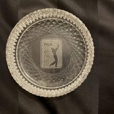 Waterford Crystal PGA Tour Golf TPC Sawgrass Ash Tray
